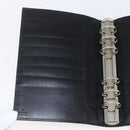 GUCCI Day Planner Cover Leather Black 031 2118 0915 Auth am10095-15