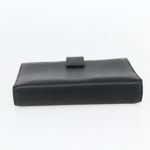 GUCCI Day Planner Cover Leather Black 031 2118 0915 Auth am10095