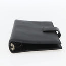 GUCCI Day Planner Cover Leather Black 031 2118 0915 Auth am10095-6