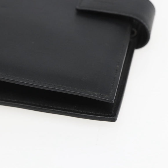 GUCCI Day Planner Cover Leather Black 031 2118 0915 Auth am10095