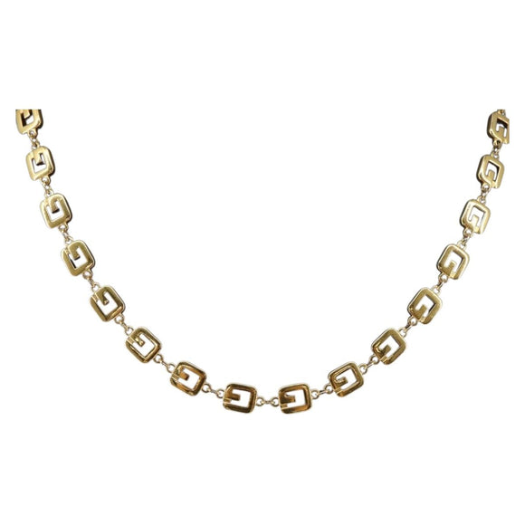 GIVENCHY Necklace metal Gold Tone Auth am10096