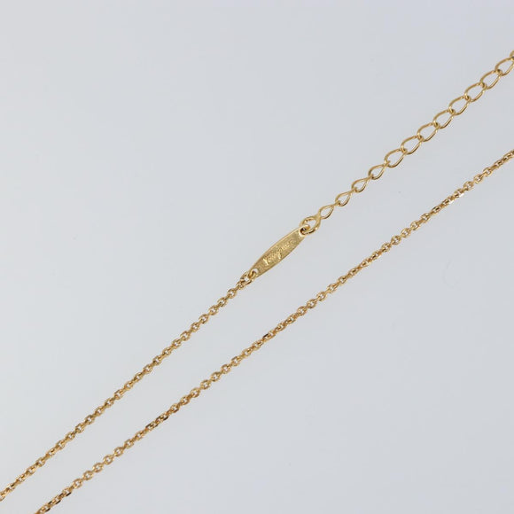 Salvatore Ferragamo Gancini Necklace metal Gold Tone Auth am10097