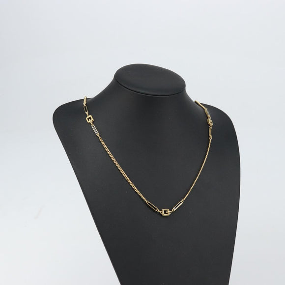 GIVENCHY Necklace metal Gold Tone Auth am10098
