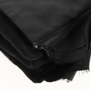 PRADA Frill Hand Bag Nylon 2way Silver Black Auth am10099V-15