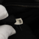 PRADA Frill Hand Bag Nylon 2way Silver Black Auth am10099V-11