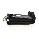 PRADA Frill Hand Bag Nylon 2way Silver Black Auth am10099V-5