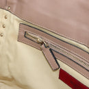 VALENTINO Studs Tote Bag Leer 2way Beige Goud Auth am10102-24