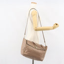 VALENTINO Studs Tote Bag Leer 2way Beige Goud Auth am10102-27