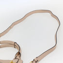 Chloe Margaret Tote Bag Leather 2way Gold Pink Auth am10104-10