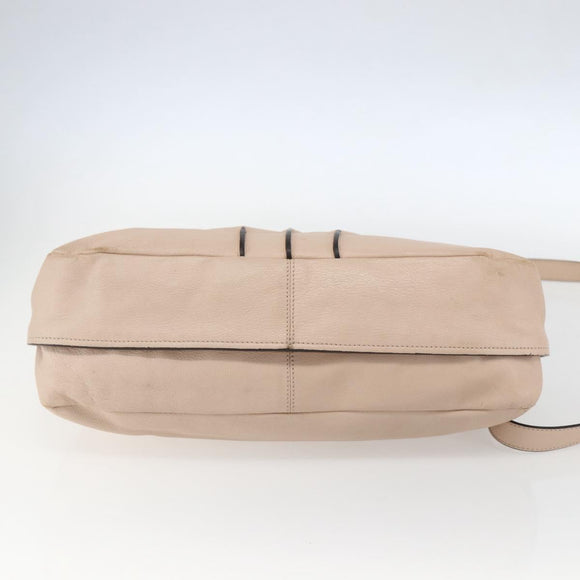 Chloe Margaret Tote Bag Leather 2way Gold Pink Auth am10104