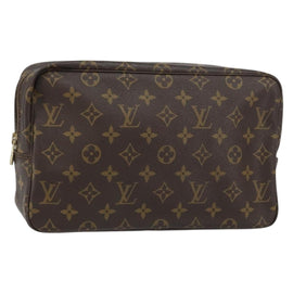 LOUIS VUITTON Monogram Trousse Toilette 28 Clutch Bag M47522 LV Auth am10106