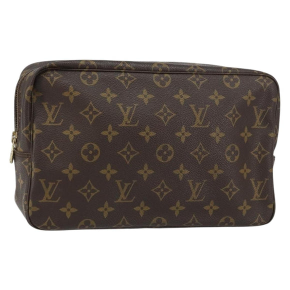 LOUIS VUITTON Monogram Trousse Toilette 28 Clutch Bag M47522 LV Auth am10106