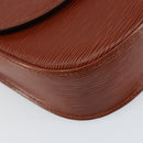 LOUIS VUITTON Epi Saint Cloud GM Shoulder Bag Brown M52193 LV Auth am10118-15