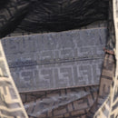FENDI Zucca Canvas Tote Bag Black Brown Auth am10121-11