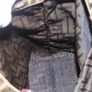 FENDI Zucca Canvas Tote Bag Black Brown Auth am10121-18