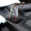 FENDI Zucchino Canvas Boston Bag Brown Gold Auth am10122-12