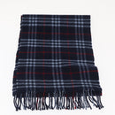 Burberrys Nova Check Scarf Wool Navy Auth am10123-6