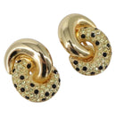Christian Dior Earring metal Gold Tone Auth am10124-1