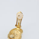 Christian Dior Earring metal Gold Tone Auth am10124-5