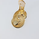 Christian Dior Earring metal Gold Tone Auth am10124-6