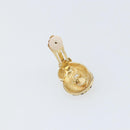 Christian Dior Earring metal Gold Tone Auth am10124-9