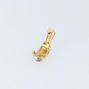 Christian Dior Earring metal Gold Tone Auth am10125-4