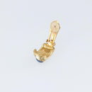 Christian Dior Earring metal Gold Tone Auth am10125-9