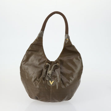 VALENTINO Tote Bag Nylon 2 Set Brown Auth am10126 - 0