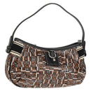 Salvatore Ferragamo Hand Bag Leather Multicolor Silver Auth am10127V-1