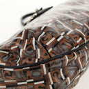 Salvatore Ferragamo Hand Bag Leather Multicolor Silver Auth am10127V-8
