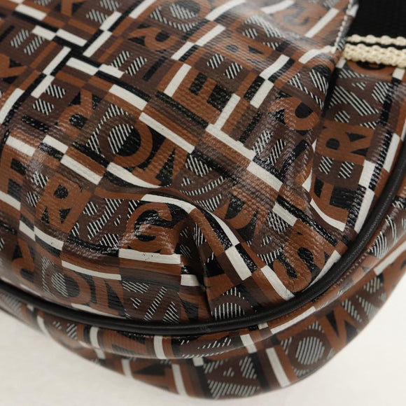 Salvatore Ferragamo Hand Bag Leather Multicolor Silver Auth am10127V
