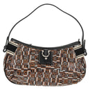 Salvatore Ferragamo Hand Bag Leather Multicolor Silver Auth am10127V-13