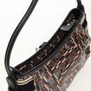 Salvatore Ferragamo Hand Bag Leather Multicolor Silver Auth am10127V-6