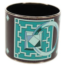 HERMES Bangle Emile TGM metal Green Auth am10128V-2