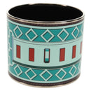HERMES Bangle Emile TGM metal Green Auth am10128V-3