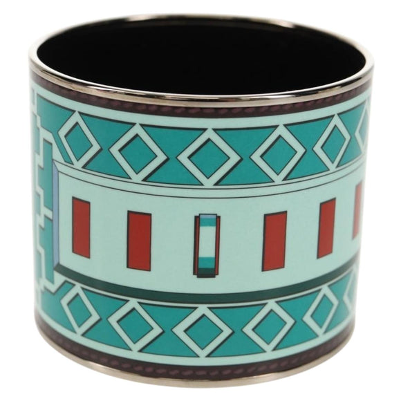 HERMES Bangle Emile TGM metal Green Auth am10128V