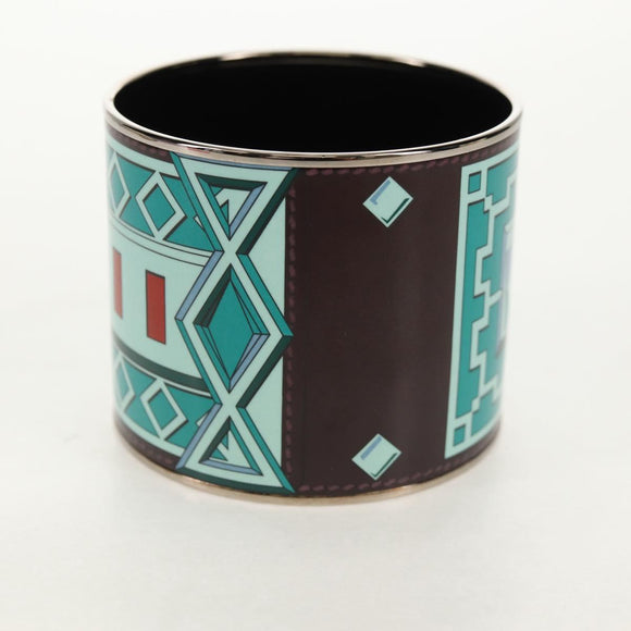 HERMES Bangle Emile TGM metal Green Auth am10128V