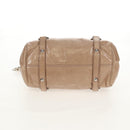 Miu Miu Hand Bag Leather 2way Beige Silver Auth am10130V-12