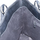 GUCCI GG Canvas Tote Bag Black Silver 113016 Auth am10131-17