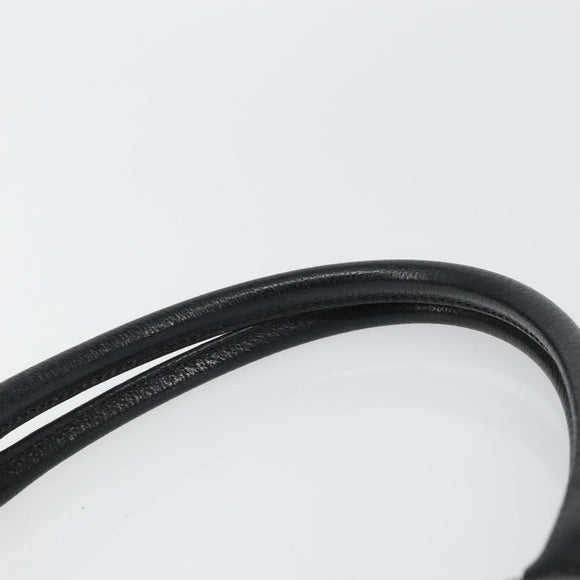 GUCCI GG Canvas Tote Bag Black Silver 113016 Auth am10131