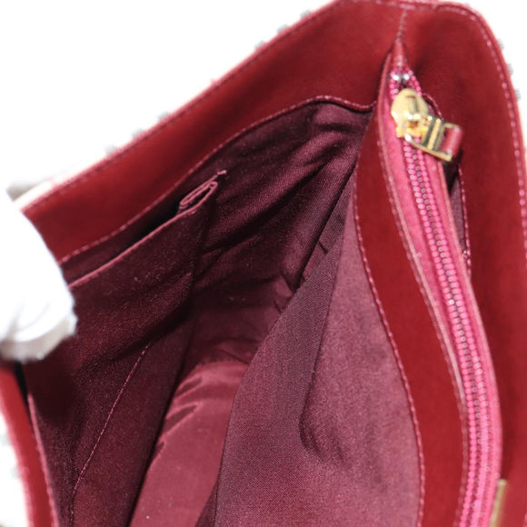 BURBERRY Nova Check Tote Bag Canvas Beige Gold Auth am10137V