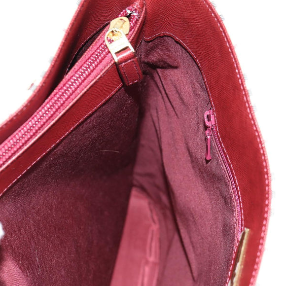 BURBERRY Nova Check Tote Bag Canvas Beige Gold Auth am10137V