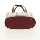 BURBERRY Nova Check Tote Bag Canvas Beige Gold Auth am10137V-9