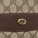 GUCCI GG Supreme Web Sherry Line Tote Bag PVC Beige Red 89 02 905 Auth am10140-17