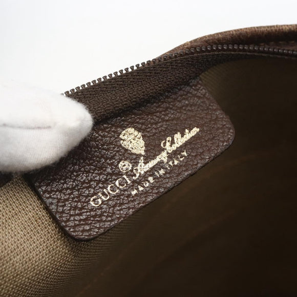 GUCCI GG Supreme Web Sherry Line Tote Bag PVC Beige Red 89 02 905 Auth am10140