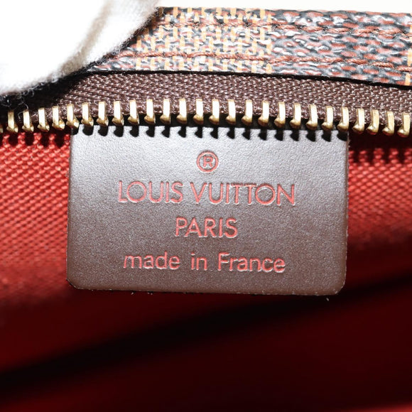 LOUIS VUITTON Damier Ebene Navona Accessory Pouch N51983 LV Auth am10141V