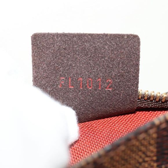 LOUIS VUITTON Damier Ebene Navona Accessory Pouch N51983 LV Auth am10141V