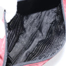 PRADA Hand Bag Nylon Bordeaux Silver Auth am10143-11