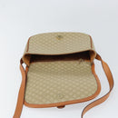 CELINE Macadam Canvas Shoulder Bag PVC Beige Gold Auth am10146-18