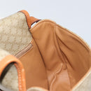 CELINE Macadam Canvas Shoulder Bag PVC Beige Gold Auth am10146-20